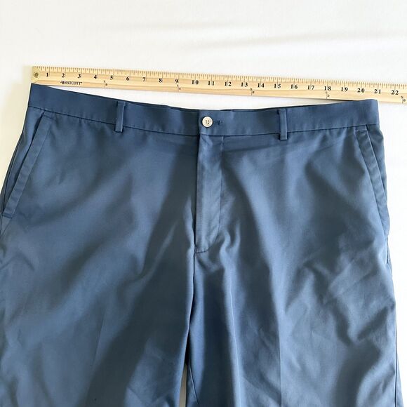 Peter Millar Wicking Performance Golf Shorts Blue Navy Size 42 Moisture Wicking - Picture 6 of 10